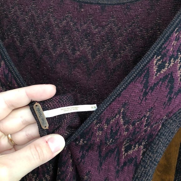 Free People Sweater Dress Sz M - Picture 5 of 6